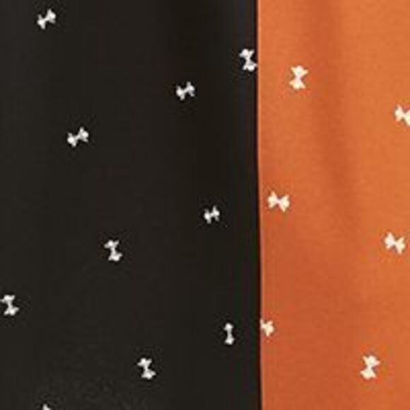 ALFANI Womens Black Printed Midi Pleated Skirt 16 - Picture 4 of 4